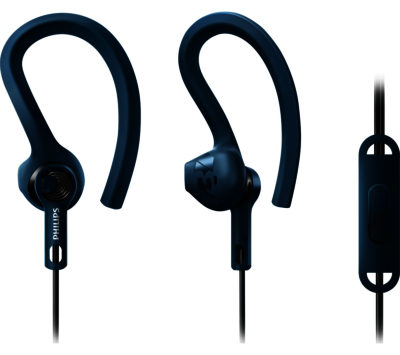 PHILIPS ActionFit SHQ1405BL/00 Headphones - Blue PHILIPS ActionFit SHQ1405BL/00 Headphones - Blue